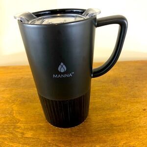 Manna Black Travel Mug